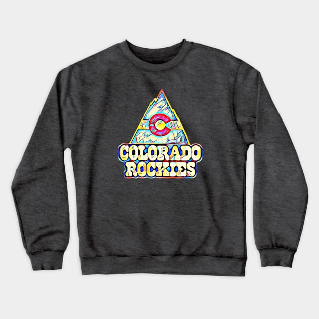 Colorado Rockies Hockey Crewneck Sweatshirt by Kitta’s Shop